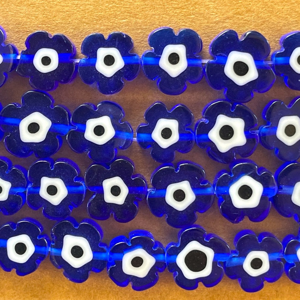 Millefiori Murano Flower Glass Beads